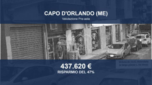 Immobile in asta di 1214 m² in vendita a Capo d'Orlando