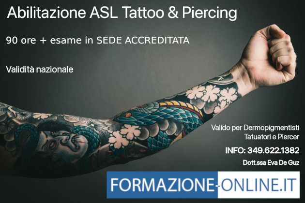 Abilitazione ASL Tattoo & Piercing - VICENZA