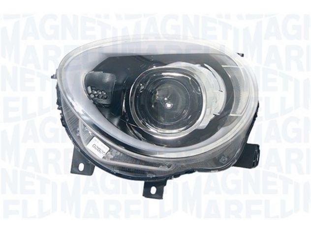 Fiat 500 x musata paraurti cofano kit airbag parafango fanale led 2015-18 - Foto 5