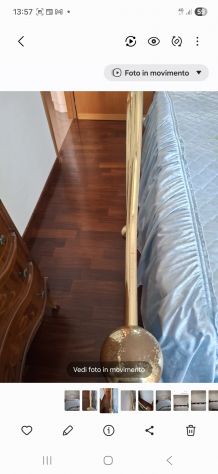 Vendo testiera vintage in ottone - Foto 3