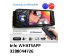 AUTORADIO CON DISPLAY LCD 4,3" BLUETOOTH SD+USB=64GB MP3 AUX 1DIN DIN