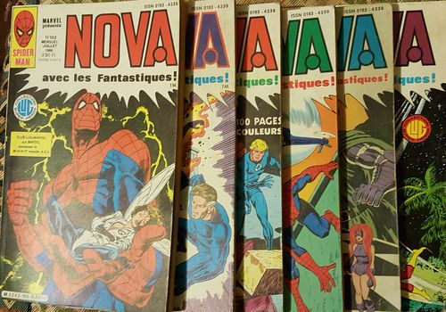 Nova con Spider Man e les fantastiques