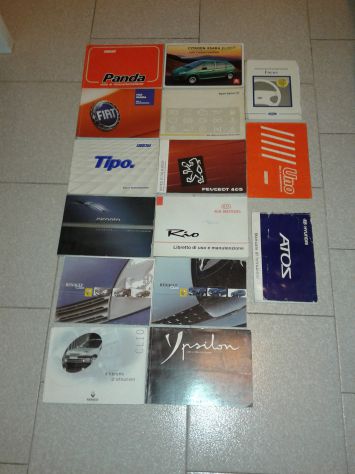 Libretti vari uso e manutenzione AUTO