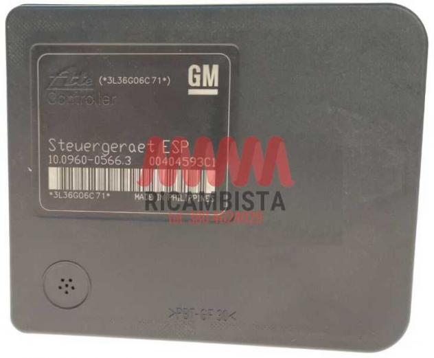 10.0960-0566.3 Opel Zafira centralina gruppo pompa ABS