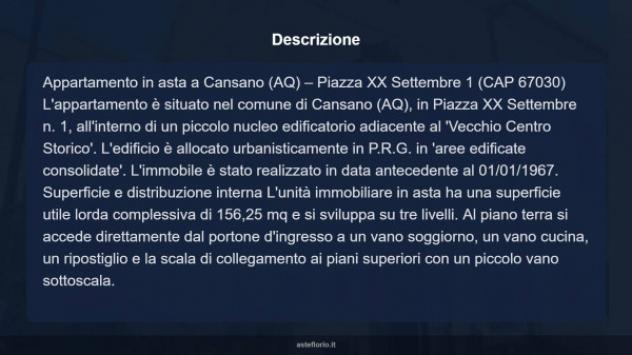 Immobile in asta di 156 m² in vendita a Cansano - Foto 10