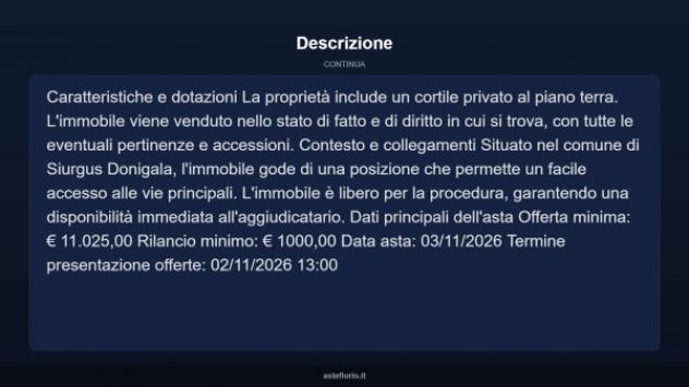 Immobile in asta di 157 m² in vendita a Siurgus Donigala - Foto 17