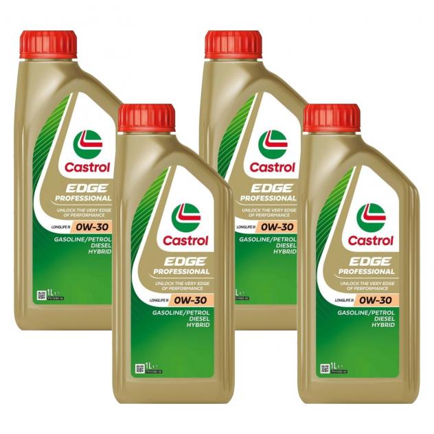 Olio motore Castrol 0W30 LL III Professional 4 Lt