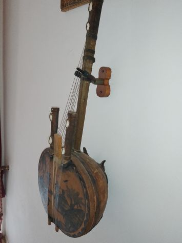 Kora mandolino africano antico originale - Foto 7