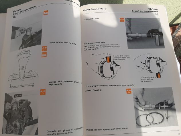 FIAT NUOVA  RITMO ABARTH 130 TC MANUALE DI ASSISTENZA TECNICA 1983 - Foto 7