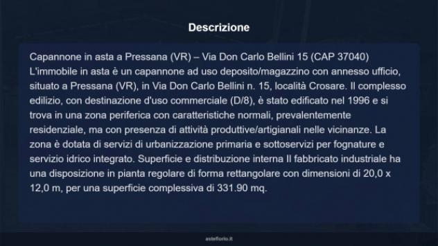 Immobile in asta di 331 m² in vendita a Pressana - Foto 6