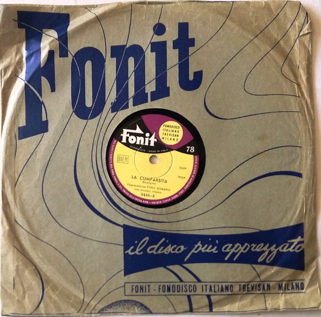 4 dischi 78 giri dal 1955 al 1957-della Fonit, Vis, Pathè e Voce del Padrone - Foto 8