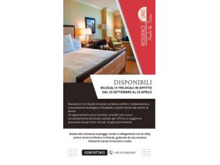 Bilocali in affitto a Rimini da Ottobre ad Aprile
