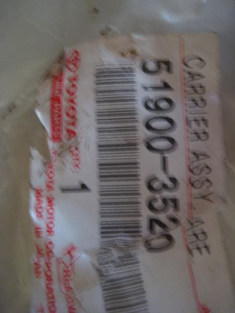 GRUPPO CARRIER RUOTA DI SCORTA TOYOTA 4RUNNER 51900-35230 - Foto 7