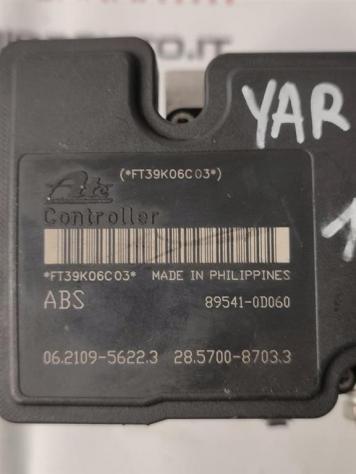 CENTRALINA ABS TOYOTA Yaris Serie 44510-0D110 89541-0D060 benzina 998 (0508) - Foto 3