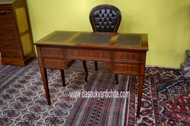 Scrittoio da centro cm.109 stile Luigi XVI - Foto 6