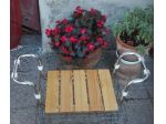 Sedile x vasca bagno 5 doghe in larice