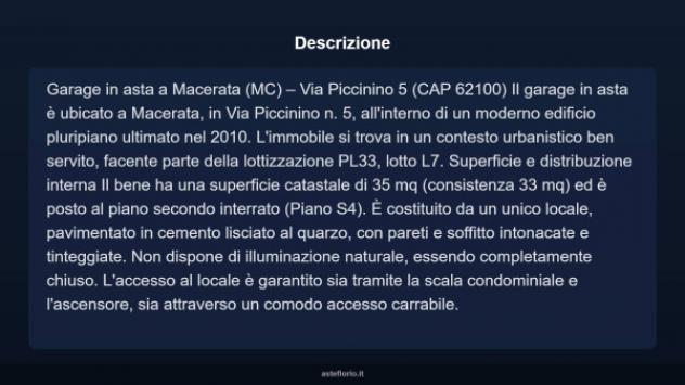 Immobile in asta di 35 m² in vendita a Macerata - Foto 3