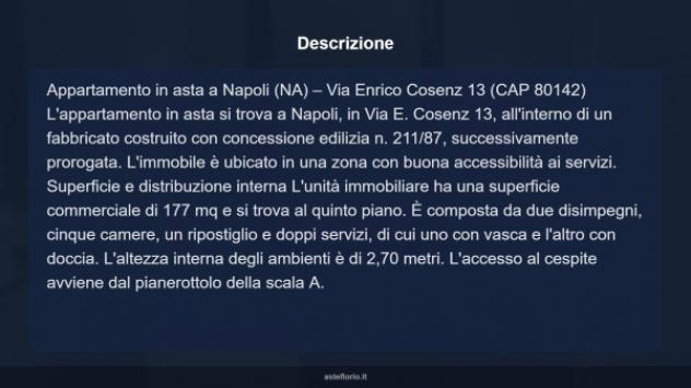 Immobile in asta di 177 m² con più di 5 locali in vendita a Napoli - Foto 11
