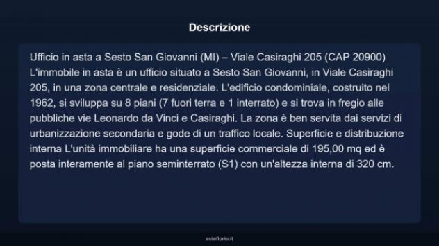 Immobile in asta di 195 m² con più di 5 locali in vendita a Sesto San Giovanni - Foto 4