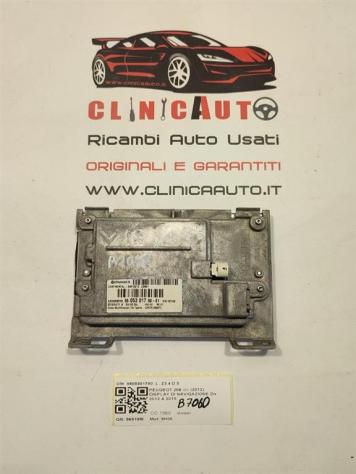DISPLAY MULTIFUNZIONE COMPUTER DI BORDO PEUGEOT 208 Serie 9805301780 9H06 (1219) - Foto 2