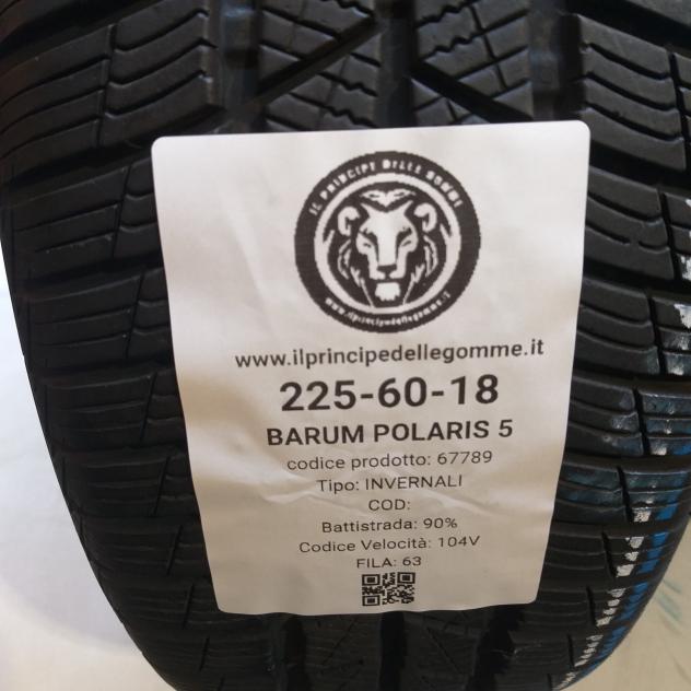 4 GOMME 225 60 18 BARUM A67789 - Foto 2