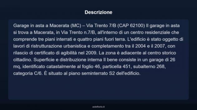 Immobile in asta di 26 m² in vendita a Macerata - Foto 4