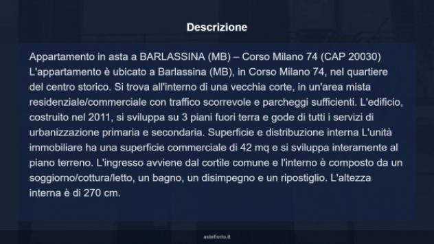 Immobile in asta di 42 m² in vendita a Barlassina - Foto 17