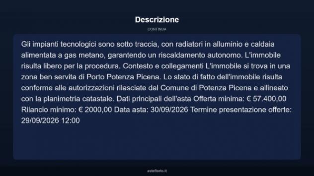 Immobile in asta di 41 m² in vendita a Potenza Picena - Foto 17