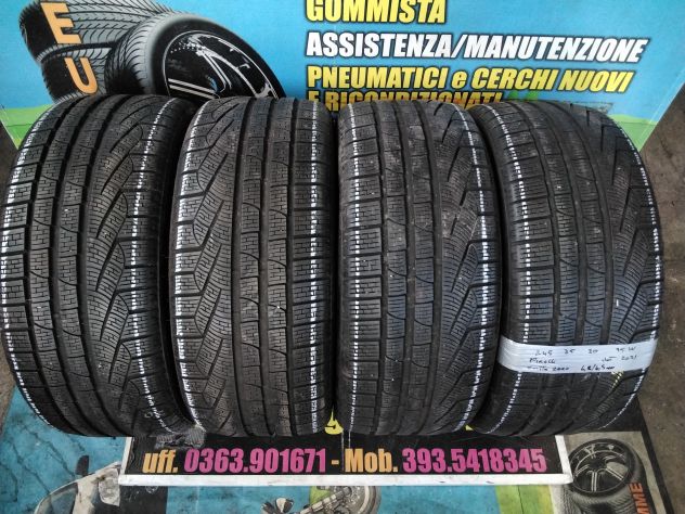 4 gomme usate pirelli 245 35 20 95w invernali - Foto 3