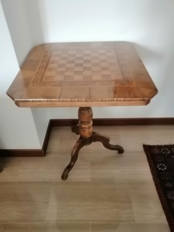 Tavolo a scacchiera del 1800 - Foto 2