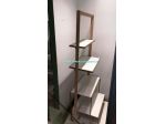 CORNER VETRINA CON CORNICE LEGNO 50594