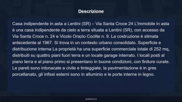 Immobile in asta di 252 m², box auto in vendita a Lentini - Foto 12