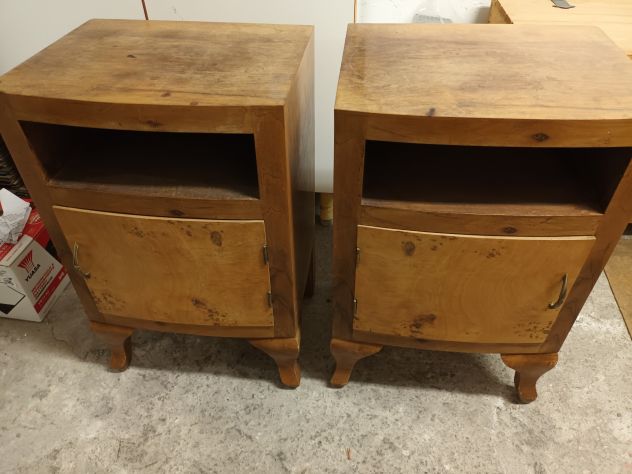 COPPIA COMODINI IN LEGNO VINTAGE - Foto 2