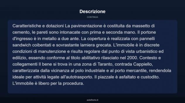 Immobile in asta di 14 m² in vendita a Taranto - Foto 8