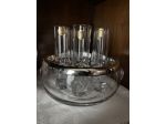 set da 6 bicchieri per  shot-vodka in cristallo