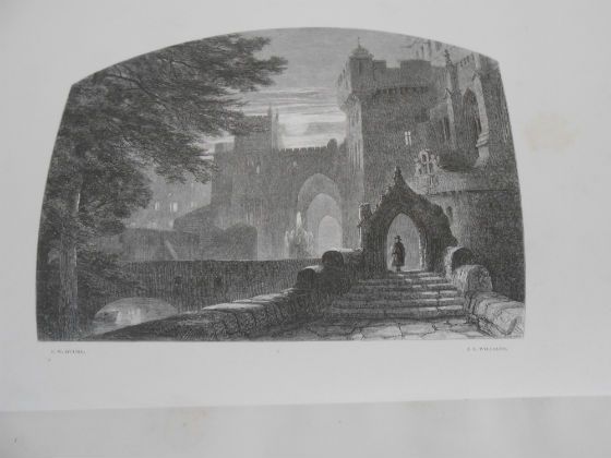 Lord BYRON::Childe harold O. GOLDSMITH :The Traveller.1855 - Foto 3