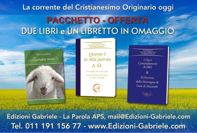 La corrente del Cristianesimo Originario oggi >> PACCHETTO-OFFERTA