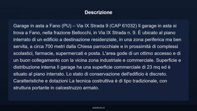 Immobile in asta di 23 m² in vendita a Fano - Foto 4