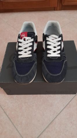 SCARPE NEROGIARDINI TEEN SNEAKERS DA RAGAZZO BLU / BIANCO, TAGLIA: 34 USATE POCO - Foto 3