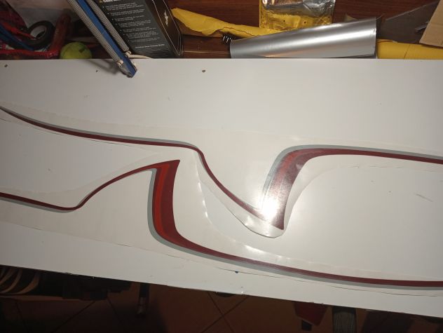 adesivi per camper sharky l2 2009 laterali mansarda 2 elementi sx e dx