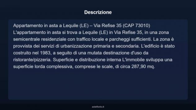 Immobile in asta di 287 m² in vendita a Lequile - Foto 6