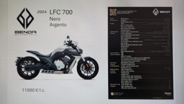 BENDA MOTORCYCLES LFC 700 ABS rif. 21975248 - Foto 6