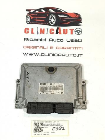 CENTRALINA MOTORE FIAT Ducato 4° Serie 0281012597 9658309980 RHV diesel 1997 (0206)