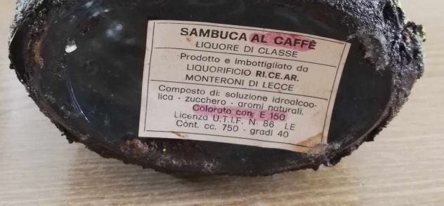 Bottiglia di sambuca al caffè da collezione,Ostuni - Foto 3