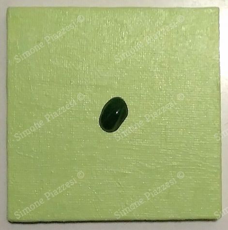 Quadro di Simone Piazzesi - GOCCIA VERDE (2025)