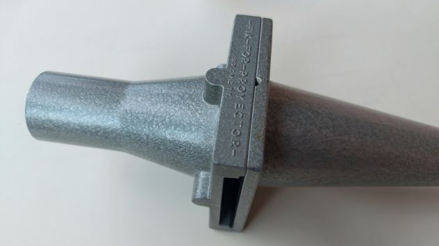 Lente per diapositive Fix-For-Projector Brevett. in metallo vintage molto raro - Foto 9