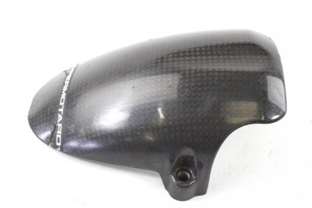 DUCATI HYPERMOTARD 1100 S 56410721C PARAFANGO ANTERIORE CARBONIO 07 - 09 FRONT MUDGUARD CON CREPA