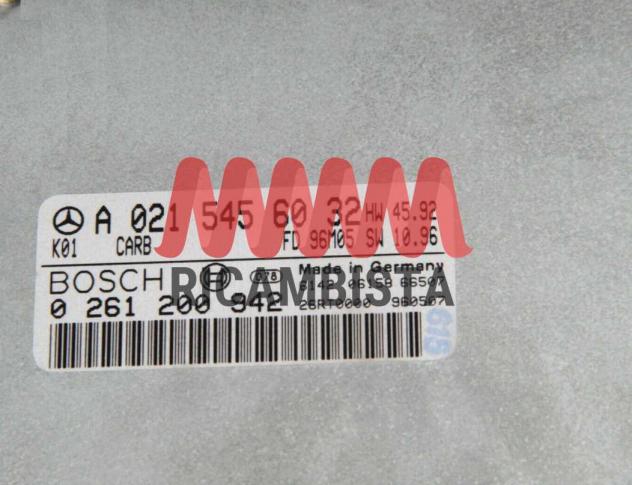 0261200943 A0215456032 Mercedes SL320 centralina motore Bosch - Foto 3