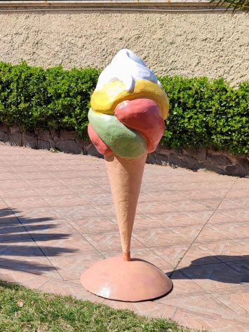 Insegna per gelateria: Cono gelato in vetroresina - Foto 2