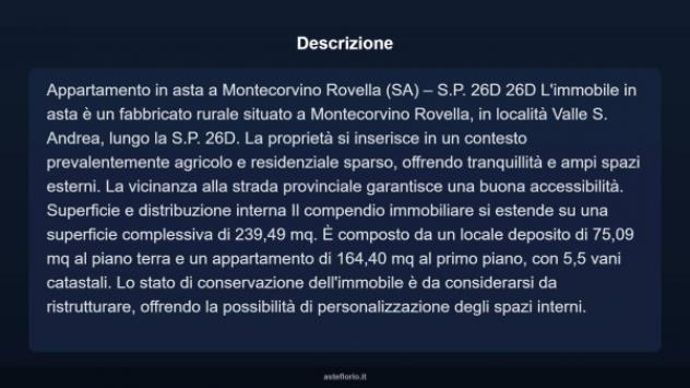 Immobile in asta di 239 m² in vendita a Montecorvino Rovella - Foto 3